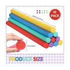 10 Pcs Solid Pool Noodles 1 5 X 35 Inches Diy Craft Foam Noodles Large Pool N   