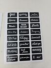 6 Sheets Temporary Reusable Henna Tattoo Kit Stencils Body Art Phrase And Word