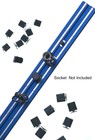 Mr12b Magrail Tl 12  Blue Magnetic Socket Tool Storage Rail 30pc 1 4  3 8  1 2  