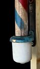 Antique Koken Barber Pole  Pre-1920 s  Rare Wood Model