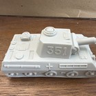 Marx Battleground desert Fox - Light Gray German  Tank - Very Good - Must See