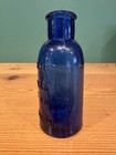Bromo Seltzer Emerson Drug Co Baltimore Bottle Cobalt Blue Antique