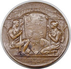 1921 Bronze Medal 125th Anniversary Founding Of Cleveland Medallic Art Co 