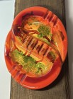 Drip Glaze Lava Ceramic Style 405-usa Vintage Ashtray