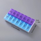 2 Pack Weekly Pill Box Organizer Twice A Day 7 Day Ampm Organizer Case Medicine