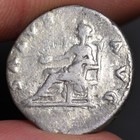 Emperor Vespasian Coin 73ad Ancient Roman Empire Silver Denarius Salus