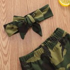 Newborn Baby Boy Girl Tops T-shirt Camo Pants Outfits Set Clothes Tracksuit