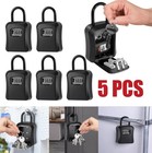 Key Lock Box Combination Wall Non Metal 4 Digit Security Storage Case Organizer