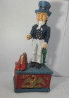 Vintage Uncle Sam Cast Iron Coin Mechanical Bank - Reproduction  Americana Works