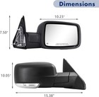 Passenger Side Mirror  2009-2018 Dodge Ram 1500 2500 3500 4500 5500 Right Heated