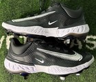 Us Men   s 9 - Nike Alpha Huarache Elite 4 Low    black Dark Smoke Grey    Dj6521-003