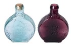Clavenger Glass Bottle Bank Set  First National Bank  bernardsville  Nj  - 1980
