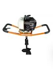 8-in Bit Auger Gas Powered Hole Driller 2-cycle 43cc Engine Powermate Pea438 New