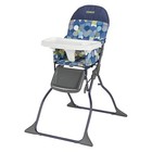 Cosco Simple Fold Full Size High Chair With Adjustable Tray  Black 