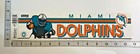 Vintage Miami Dolphins Nfl Team Eastern Division Bumper Sticker Decal 