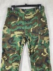 Vintage Vietnam Era Wind Resistant Poplin Class 2 Size Medium Long Tropical Camo