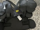 New Wilson Pro Gold 2 Chest Protector - Air Management  Black  Large x-large 