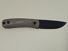Knafs Lulu Black Raw Magnacut Micarta With Box Sheath