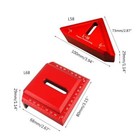 Square Layout Miter 45   90 Degree Measuring Tool Scribe Mark Line Gauge Ruler