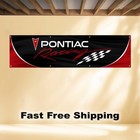 Pontiac Racing 2 x8  Banner Flag Gm General Motors
