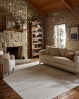  Ii Townes Collection Tow-02 Beige ivory 7 -10  X 10  Area Rug 