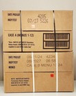 Military Meals Ready To Eat Mre Cases A  B Menu Or Both 2027 Inspection Date