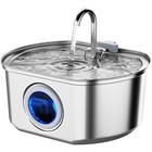 108oz 3 2l Cat Water Fountain Stainless Steel  Automatic Pet Water Dispenser