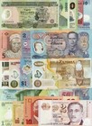 Set X 25 Different Polymer Note Unc Collection Commemorative Europe Asia Africa