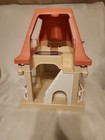 Vintage Little Tikes Pink Roof Dollhouse Grandparents Grandmas House   5570