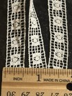 Vintage Bobbin Filet Lace Beige Insertion 5 8  By Yard