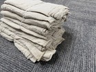 1000 Industrial Shop Cleanup Rags   Towels Natural Prewashed 13x14 Inch