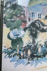 Disney Vacation Club  Ann Irvine Signed Water Color Framed Print 15 5 t X 12 5 w