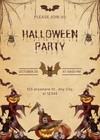 Digital Halloween Birthday Party Invitation Personalized Texts 2