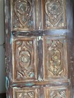 Vintage Carved Door Rustic Reclaimed Wood Sliding Barn Door Farmhouse Door 84x36