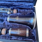 French Wooden Clarinet B Tube C  Jeuffroy Vintage
