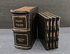 Brothers Grimm Coasters Leather Book Box W  Leather Book Coasters Fairy Tale