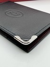 Cartier Must De Cartier Black Leather Card Holder Wallet Made In Italy