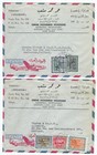 Saudi Arabia 1964 Four Air Mail Covers Omar Mohamed Moushab From