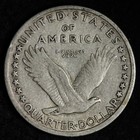 1917-d Type 1 Standing Liberty Silver Quarter Au E337 Takcuw