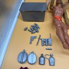 Mattel Big Jim  Atomic Man Vintage Lot   Parts   Accessories  Figures  Weapons