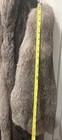 Genuine Vintage Full Length Ranch Mink  silver Fox Fur Coat Beautiful