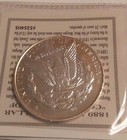 1889 Cc Million Dollar Silver Plated Tribute Proof With Coa Free Post 