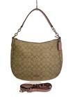 Coach F39527 Imdqc Shoulder Bag Signature Leather Beige All-over Print From Japa