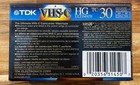 Tdk Vhs-c Hg Ultimate 30 Camcorder Cassette Blank Recording Tape Sealed 
