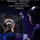 1 5m Hdmi 2 1 Cable 8k 60hz 4k 120hz 3d Hdr 48gbps Hifi Earc Dolby 59  Free Ship