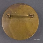 Antique Horse Bridle Rosette Brooch Jockey Sulky Harness Racing Domed Glass