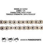 Niche Sprocket Chain Set For Polaris Rzr 170 12 32 Tooth 520 Front Rear Kit