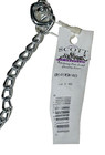 Scott Lightweight Chain Dog Leash Black Nylon Handle 48    0649bk48 Pet Products