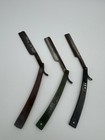 Lot Of 3 Antique Straight Razors Robeson  Union Cutlery Co  Olean N y   spike 