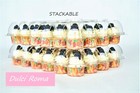 Cupcake Containers Stackable 24 Compartment Pack Of 4 Cupcake Box Carrier Holder